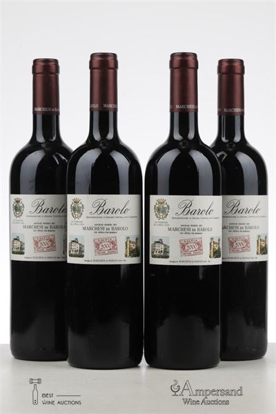 BAROLO RISERVA 2000 - Marchesi di Barolo - 4 Bottles