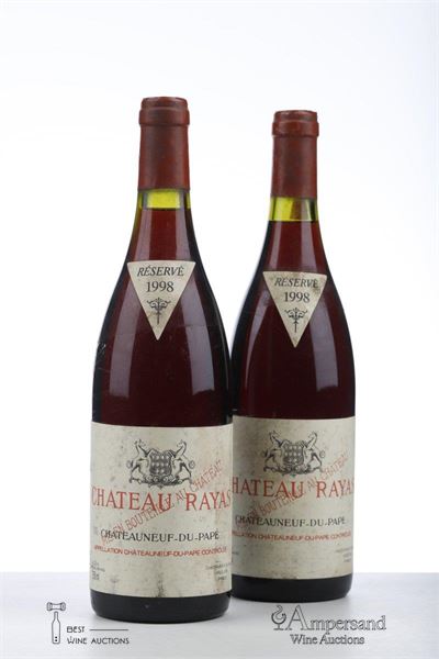 CHATEAUNEUF DU PAPE RAYAS 1998 - Reynaud - 2 Bottles