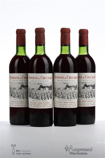 DOMAINE DE CHEVALIER 1972 - Mc - 4 Bottles
