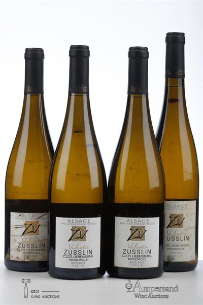 RIESLING CLOS LIEBENBERG MONOPOLE 1*2013 + 3*2015  - Valentin Zusslin - 4 Bottles