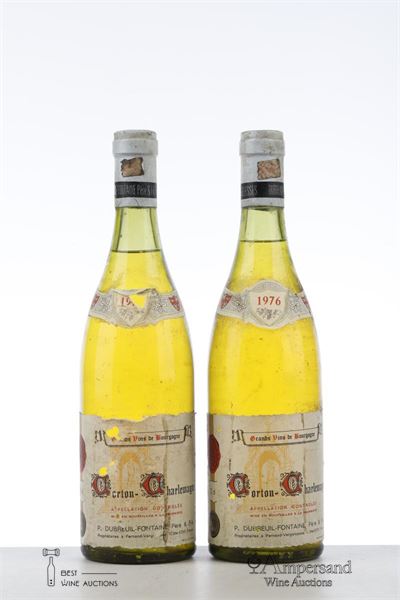 CORTON CHARLEMAGNE 1976 - P Dubreuil Fontaine - 2 Bottles