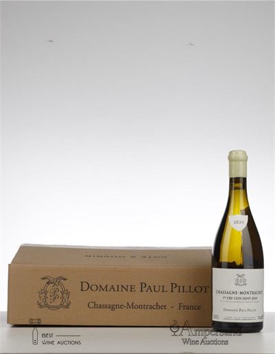 CHASSAGNE MONTRACHET BLANC CLOS ST JEAN 2020 - Paul Pillot - 6 Bottles - Oc 6