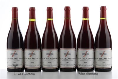 CLOS VOUGEOT 1991 - Jean Grivot - 6 Bottles