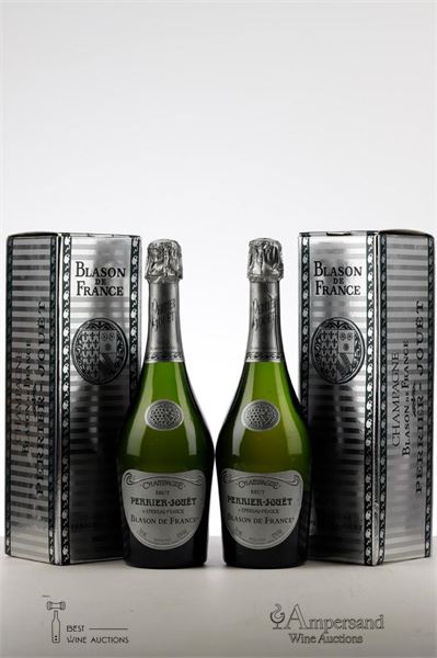 PERRIER JOUET BLASON DE FRANCE 90 Ties - Perrier Jouet - mid 90ies - 2 Bottles - Oc 1
