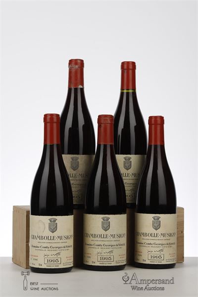 CHAMBOLLE MUSIGNY 1995 - Comte de Vogue - 5 Bottles