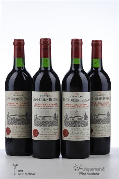 GRAND CORBIN D'ESPAGNE 1987 - Mc - 4 Bottles