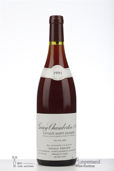 GEVREY CHAMBERTIN LAVAUX ST JACQUES 1994 - Frederic Esmonin - 1 Bottle