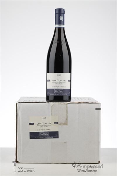 CLOS VOUGEOT LE GRAND MAUPERTUI 2015 - Anne Gros - 6 Bottles - Oc 6