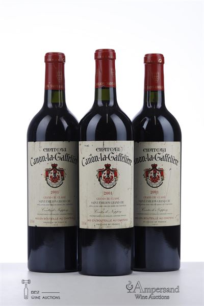CANON LA GAFFELIERE 2001 - Mc - 3 Bottles