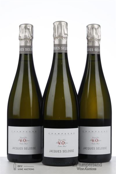JACQUES SELOSSE EXTRA BRUT V.O. NV - Jacques Selosse - Degorge 2022 - 3 Bottles