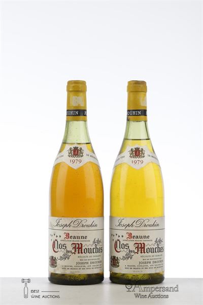 BEAUNE CLOS DES MOUCHES BLANC 1979 - Joseph Drouhin - 2 Bottles