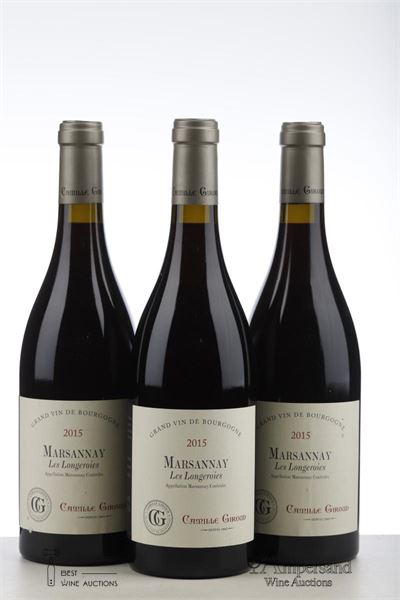 MARSANNAY LES LONGEROIES 2015 - Camille Giroud - 3 Bottles