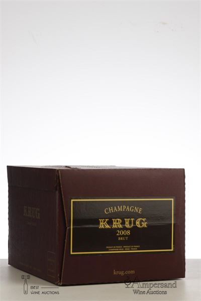 KRUG VINTAGE BRUT 2008 - Krug - 6 Bottles - Oc 6