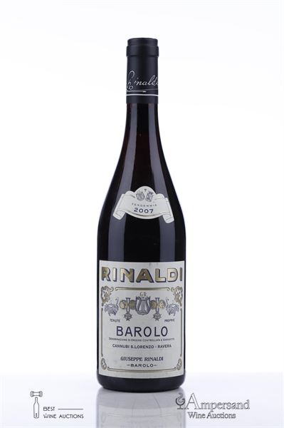 BAROLO CANNUBI SAN LORENZO RAVERA 2007 - Giuseppe Rinaldi - 1 Bottle