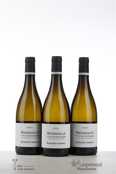MEURSAULT LES GENEVRIERES 2019 - Benjamin Leroux - 3 Bottles