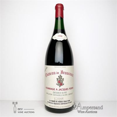 CHATEAUNEUF DU PAPE BEAUCASTEL HOMMAGE A JACQUES PERRIN 2000 - Chateau de Beaucastel - 1 x 3,000Ltr