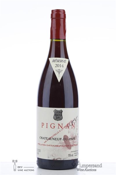 CHATEAUNEUF DU PAPE PIGNAN 2014 - Reynaud - 1 Bottle