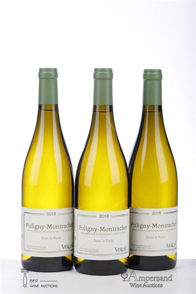 PULIGNY MONTRACHET SOUS LE PUITS 2018 - Verget - 3 Bottles