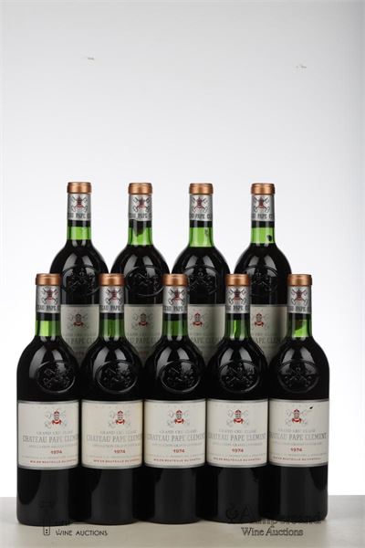 PAPE CLEMENT 1974 - Mc - 9 Bottles - Owc 12