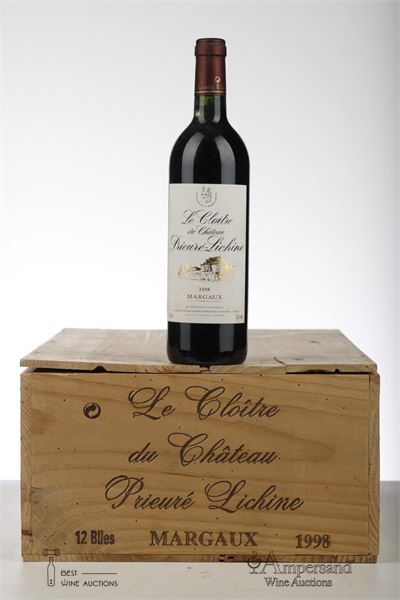 LE CLOITRE DU PRIEURE LICHINE 1998 - Mc - 12 Bottles - Owc 12