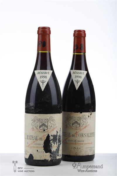 CHATEAU DE FONSALETTE SYRAH 1998 - Reynaud - 2 Bottles
