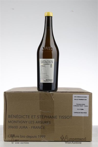 ARBOIS SAVAGNIN OUILLE 2020 - Benedicte et Stephane Tissot - 12 Bottles - Oc 12