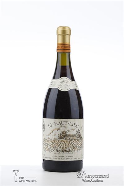 VOUVRAY LE HAUT LIEU 1 ER TRIE MOELLEUX 1990 - Huet - 1 Bottle