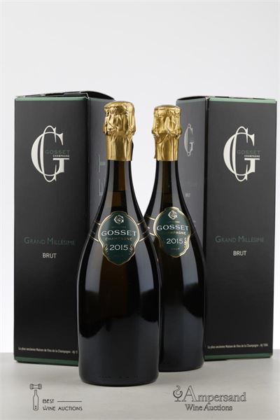 GOSSET BRUT 2015 - Gosset - 2 Bottles - Oc 1