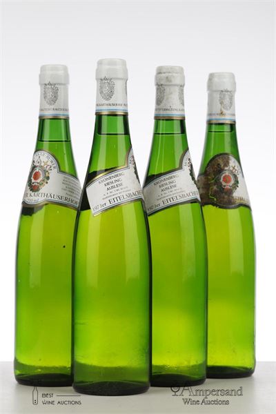 EITELSBACHER RIESLING KRONENBERG AUSLESE 1973 - Weingut Karthauserhof - 4 Bottles