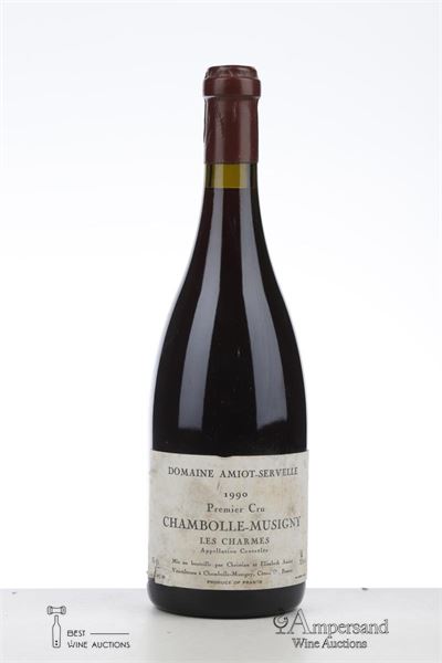 CHAMBOLLE MUSIGNY LES CHARMES 1990 - Amiot Servelle - 1 Bottle