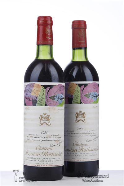 MOUTON ROTHSCHILD 1975 - Mc - 2 Bottles