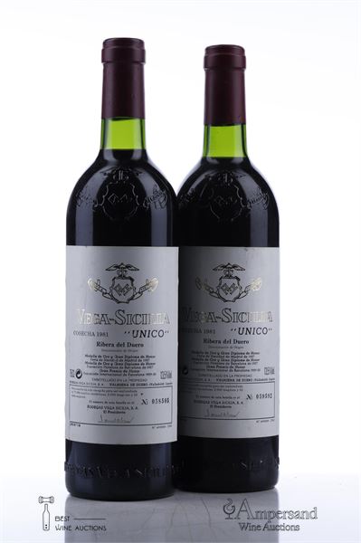 VEGA SICILIA UNICO 1981 - Vega Sicilia - 2 Bottles