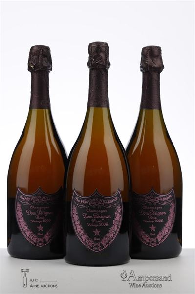 DOM PERIGNON ROSE 2006 - Moet et Chandon - 3 Bottles