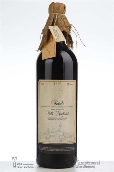BAROLO 1981 - Colli Monfortesi by Conterno Fantino - 1 x Double Magnum