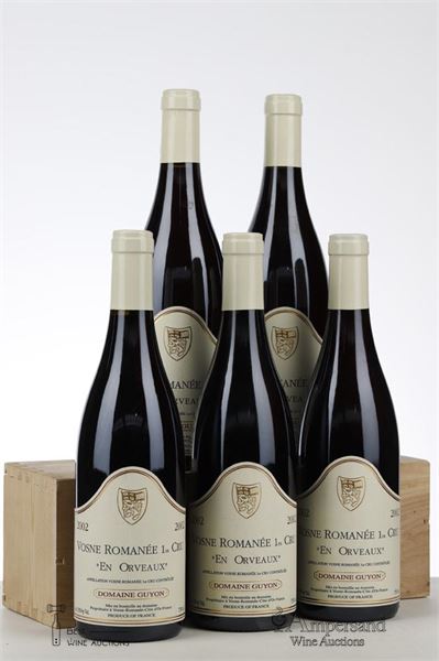 VOSNE ROMANEE EN ORVEAUX 2002 - Guyon - 5 Bottles