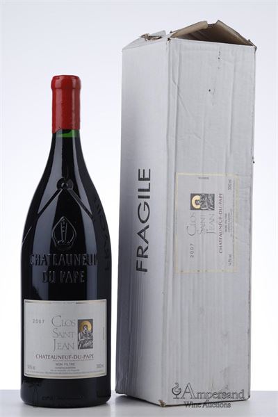 CHATEAUNEUF DU PAPE CLOS ST JEAN 2007 - Clos Saint Jean - 1x Double Magnum - Oc 1