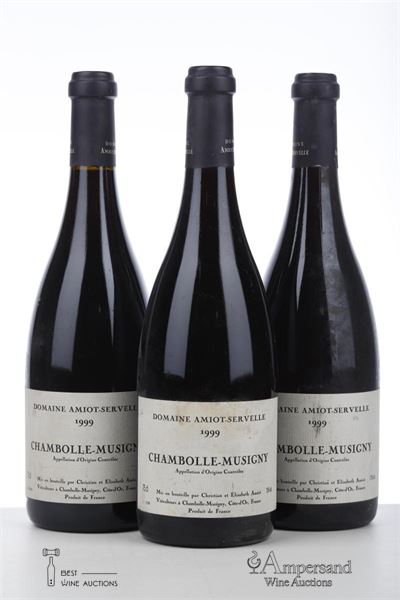 CHAMBOLLE MUSIGNY 1999 - Amiot Servelle - 3 Bottles