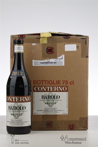 BAROLO FRANCIA 2012 - Giacomo Conterno - 9 Bottles - Oc 12