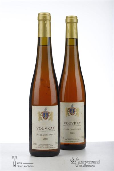 VOUVRAY CUVEE CONSTANCE 2003 - Huet - 2 x 0,50 Ltr