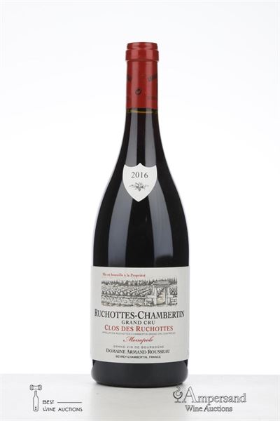 RUCHOTTES CHAMBERTIN CLOS DES RUCHOTTES 2016 - Armand Rousseau - 1 Bottle