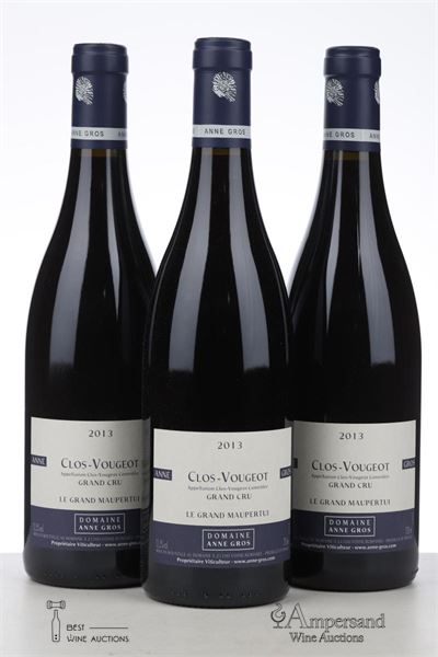 CLOS VOUGEOT LE GRAND MAUPERTUI 2013 - Anne Gros - 3 Bottles