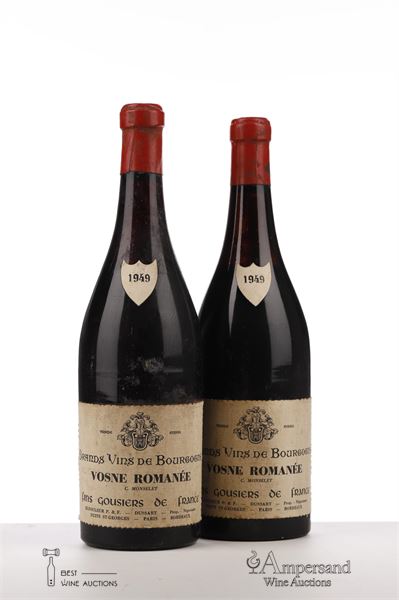 VOSNE ROMANEE C. MONSELET 1949 - Dufouleur - 2 Bottles