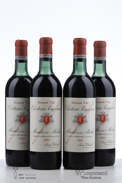 POUJEAUX 1966 - Mc - 4 Bottles