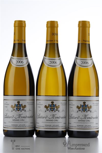 BATARD MONTRACHET Domaine Leflaive 2006 - 3 Bottles