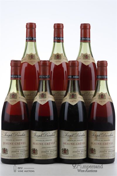 BEAUNE GREVES 1970 -  Joseph Drouhin - 7 Bottles