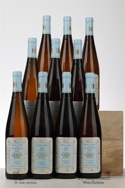 MIXED LOT 1992 + 1993 RIESLING NV - Weingut Robert Weil - 10 Bottles