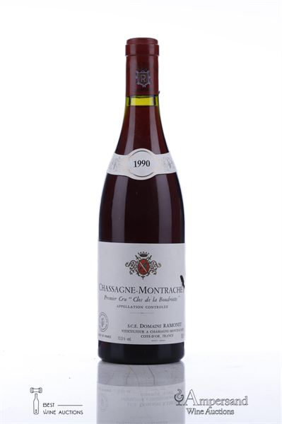 CHASSAGNE MONTRACHET CLOS DE LA BOUDRIOTTE 1990 - Ramonet - 1 Bottle
