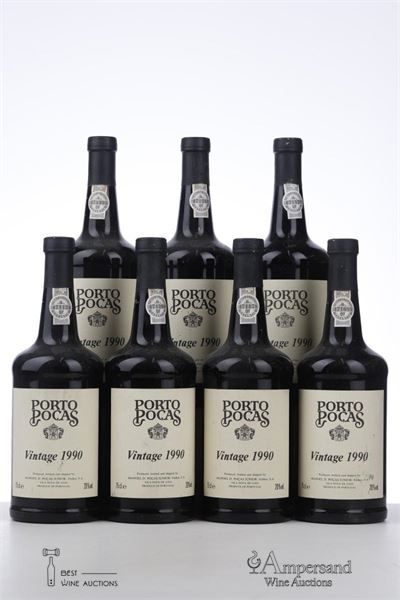 POCAS VINTAGE PORT 1990 - Pocas Junior - 7 Bottles