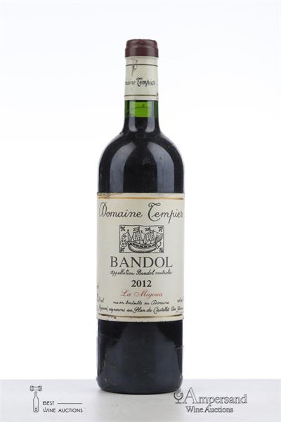 BANDOL CUVEE LA MIGOUA 2012 - Tempier - 1 Bottle