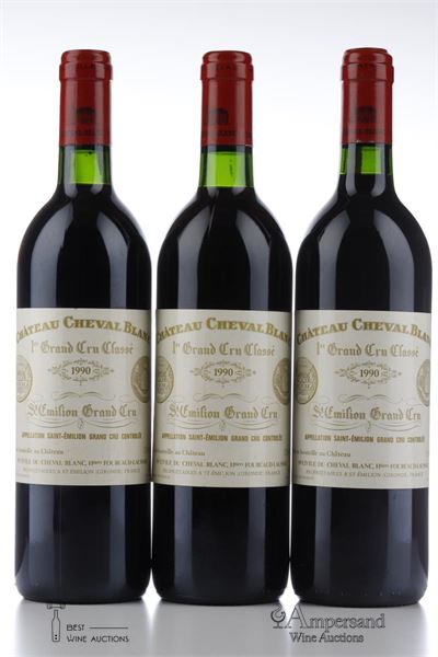 CHEVAL BLANC 1990 - 3 Bottles